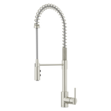 Brislin 1-Handle Pull-Down Kitchen Faucet in Stainless Steel