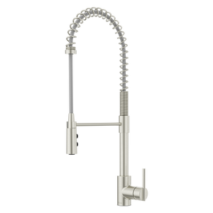 Brislin 1-Handle Pull-Down Kitchen Faucet in Stainless Steel