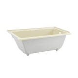 Voltaire 60" X 30" Right-Hand Drain Alcove Bathtub in Bisque