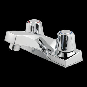 Pfirst Series 2-Handle 4" Centerset Bathroom Faucet in Polished Chrome