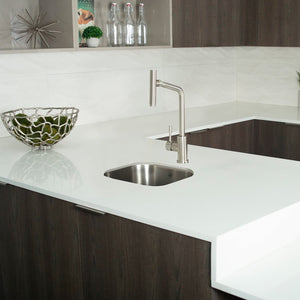 DAX Stainless Steel Single Bowl Undermount Kitchen Sink, Brushed Stainless Steel DAX-1214