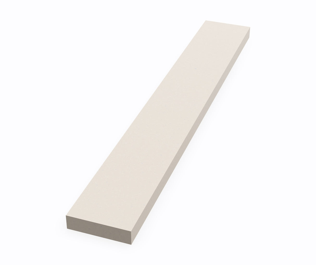 Swanstone VT-21-3SS 3/8" x 3" x 21" Sidesplash Ellipse Vanity Tops in Tahiti White VT02103SS.011