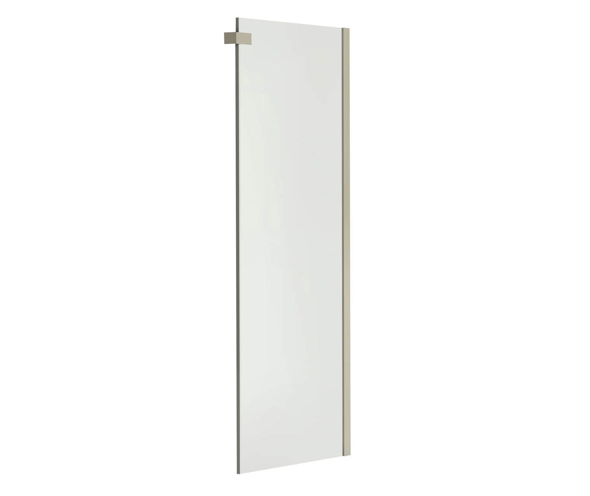 MAAX 139394-900-305-000 Halo Return Panel for 42 in. Base with Clear glass in Brushed Nickel