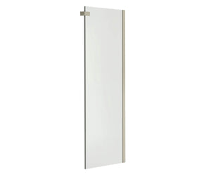 MAAX 139394-900-305-000 Halo Return Panel for 42 in. Base with Clear glass in Brushed Nickel