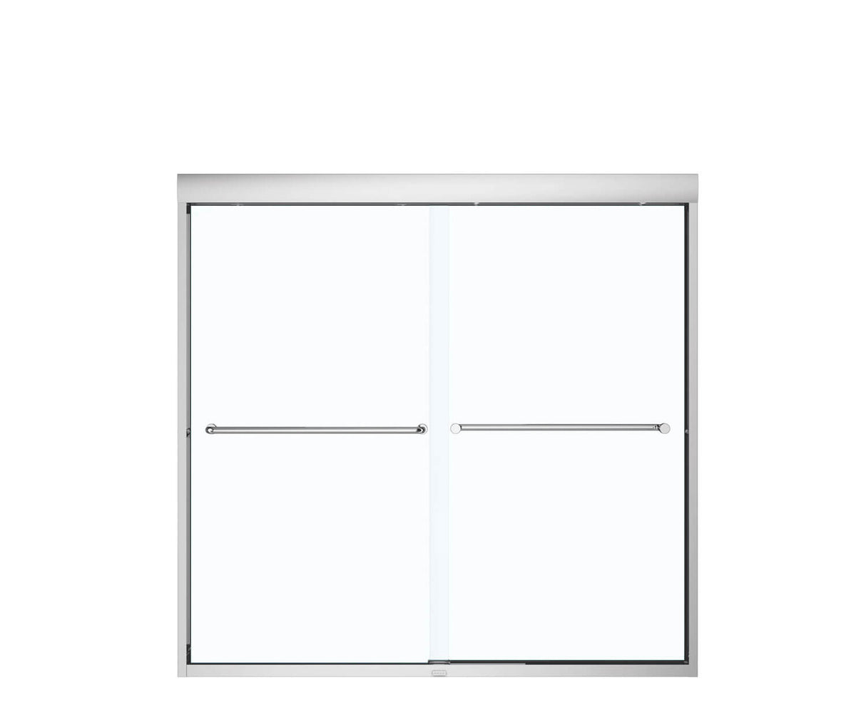 MAAX 134661-900-084-000 Kameleon SC 55-59 x 57 in. 6 mm Bypass Tub Door for Alcove Installation with Clear glass in Chrome