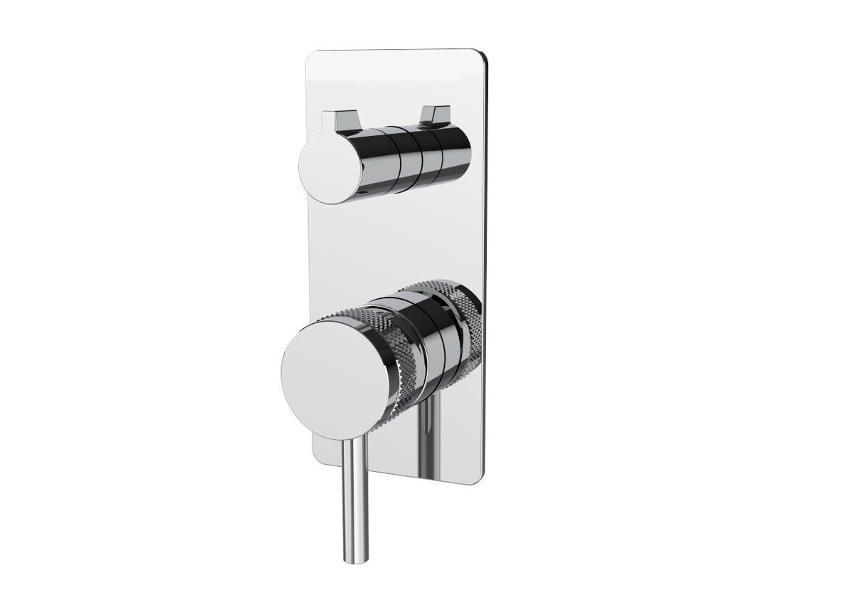 DAX Brass Square Shower Valve with 2 Functions, Chrome DAX-12542-CR