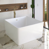 Voltaire 47" Square Freestanding Bathtub