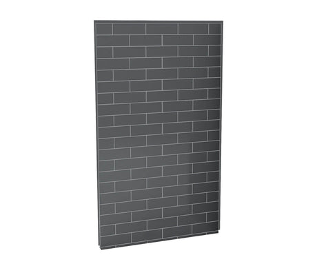 MAAX 103411-301-019 Utile 48 in. Composite Direct-to-Stud Back Wall in Metro Thunder Grey