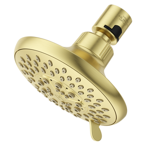 Pfirst Modern 5 Function Quick Connect Showerhead in Brushed Gold
