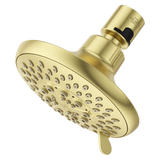 Pfirst Modern 5 Function Quick Connect Showerhead in Brushed Gold- Job Pack (12)