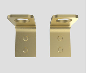 Swanstone Odile Suite Bottle Holder in Brushed Gold - Pack of 2 BH10045090.343