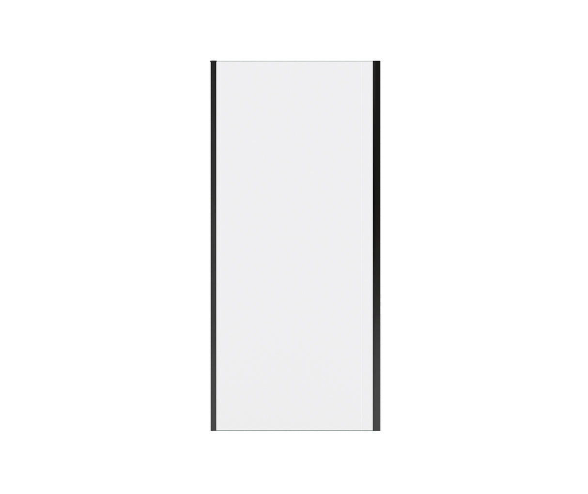 MAAX 135240-900-340-000 Connect Pro Return Panel for 36 in. Base with Clear glass in Matte Black