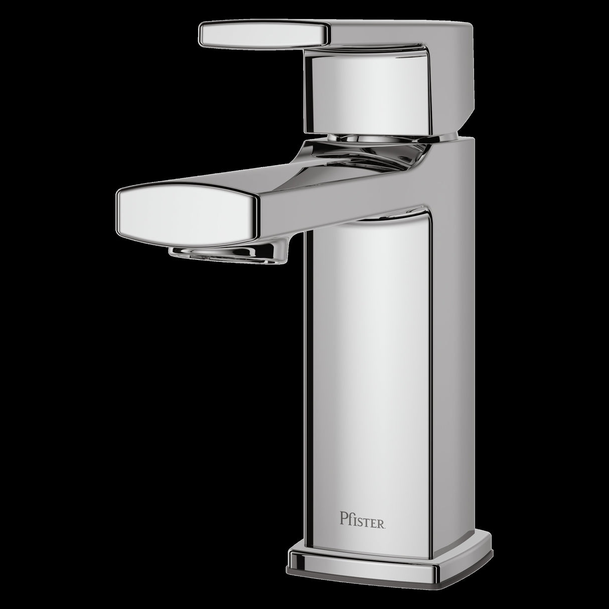 Deckard Single Control 4" Centerset Bathroom Faucet in Polished Chrome