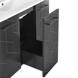 Annecy 36" Bathroom Vanity in Phantom Black