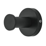 Avallon Stainless Steel Bathroom Robe Hook in Matte Black