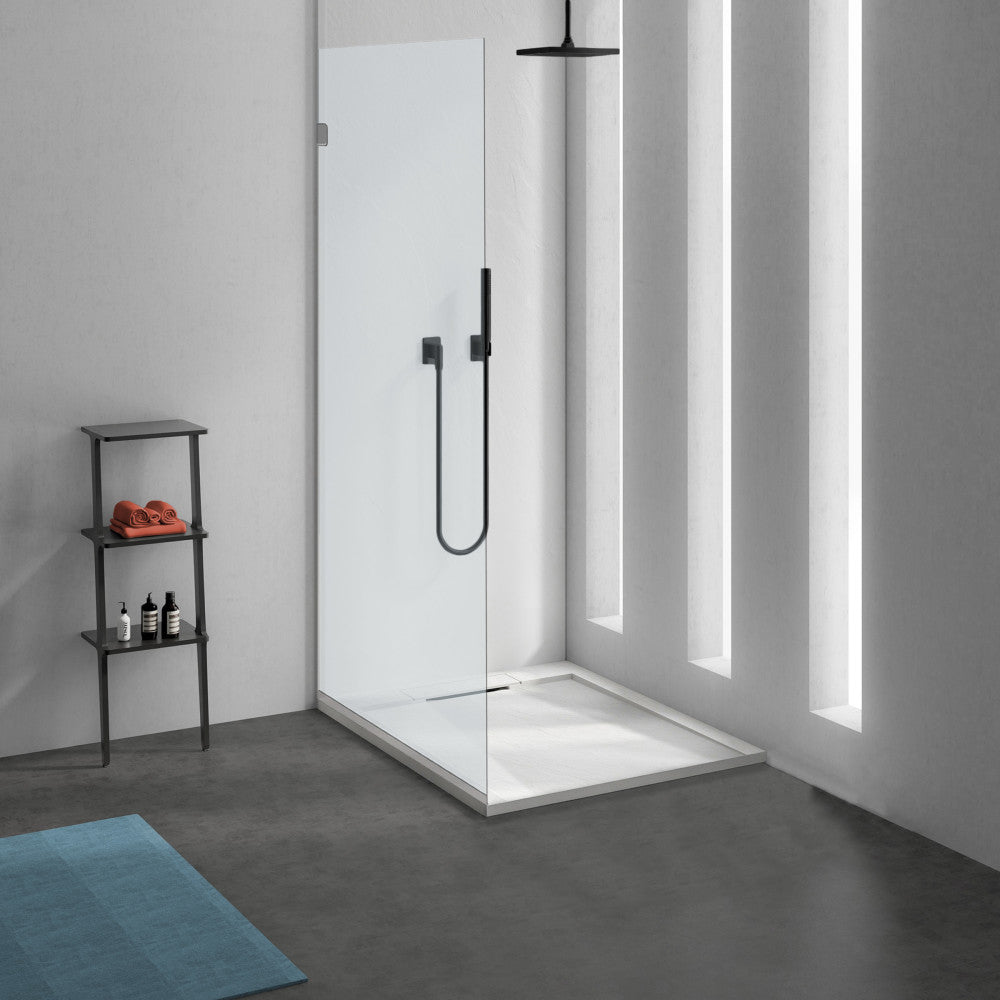 Terre C Series 36" x 36" Reversible Drain Shower Base