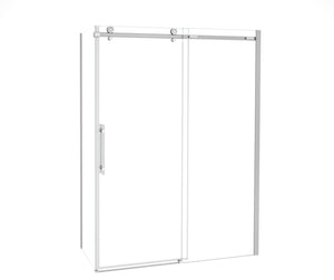MAAX 107546-900-084-000 Odyssey SC 60" x 32" x 78" 8mm Sliding Shower Door for Corner Installation with Clear glass in Chrome