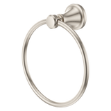 Universal Traditional Towel Ring in Brushed Nickel