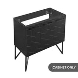 Annecy 36" Bathroom Vanity in Phantom Black - Cabinet Only