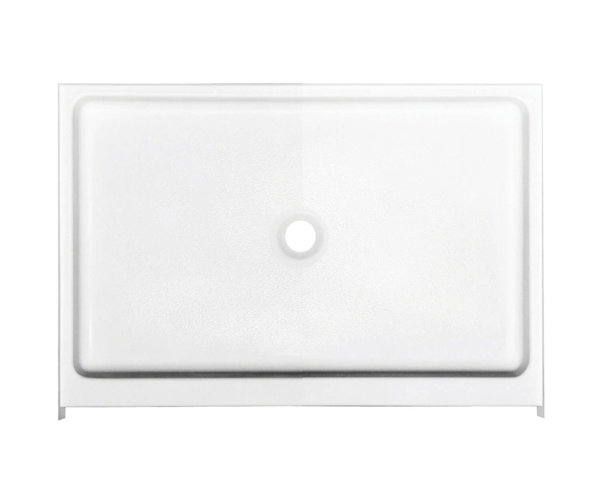 MAAX 105625-000-002-000 Finesse Base 42 x 32 AcrylX Alcove Shower Base with Center Drain in White