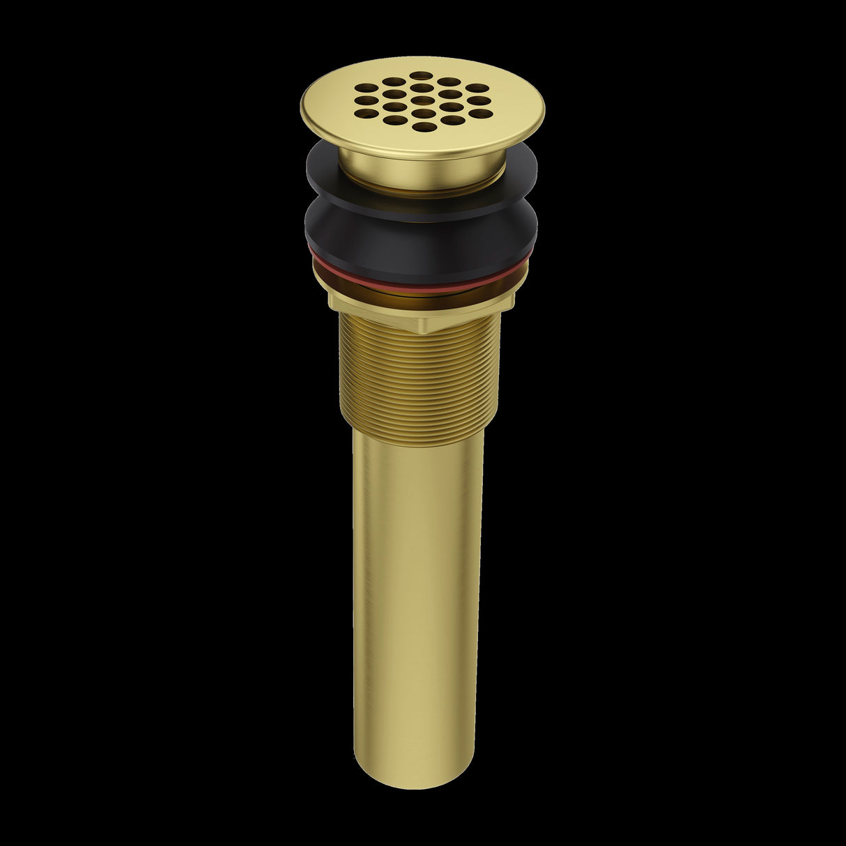 Grid Strainer No Overflow in Brushed Gold