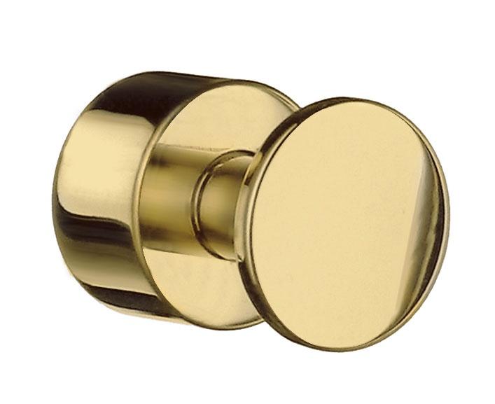 Smedbo House Towel Hook Pair in Polished Brass