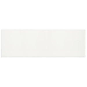 Anatolia Tile 8 X 24 Soho Canvas White Glossy Glazed Ceramic Wall Tile 4000-0176-0 Canvas White 8x24 - premium natural stone mosaic tile from Anatolia Tile, available at PoshHaus showroom in Keene, NH