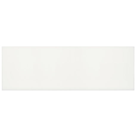 Anatolia Tile 8 X 24 Soho Canvas White Glossy Glazed Ceramic Wall Tile 4000-0176-0 Canvas White 8x24 - premium natural stone mosaic tile from Anatolia Tile, available at PoshHaus showroom in Keene, NH
