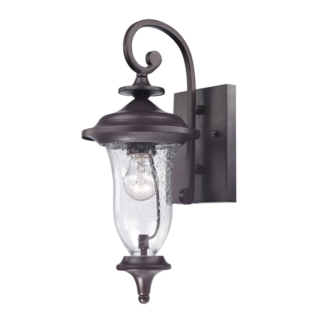 Elk 8001EW/75 Trinity 16'' High 1-Light Outdoor Sconce - Oil Rubbed Bronze