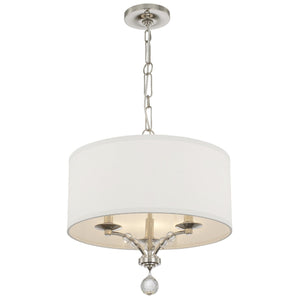 Mirage 3 Light Polished Nickel Chandelier 8005-PN