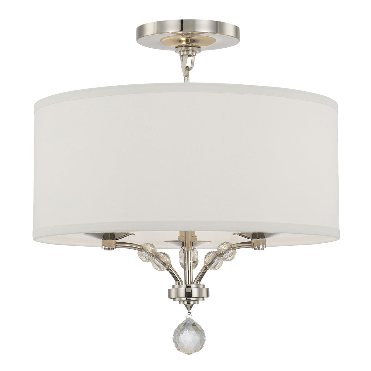Mirage 3 Light Polished Nickel Semi Flush Mount 8005-PN_CEILING