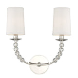 Mirage 2 Light Polished Nickel Sconce 8012-PN