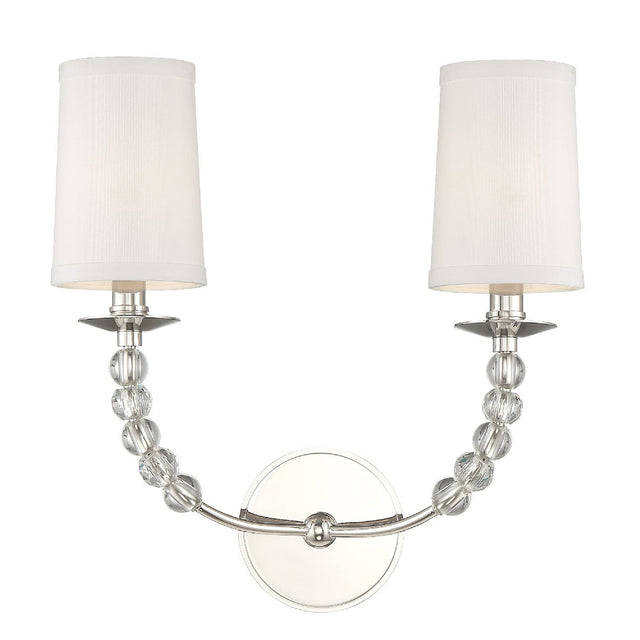 Mirage 2 Light Polished Nickel Sconce 8012-PN