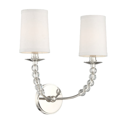 Mirage 2 Light Polished Nickel Sconce 8012-PN