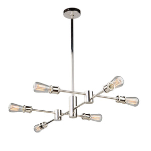 Tribeca Chandelier - Polished Nickel / 20.00