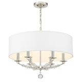 Mirage 6 Light Polished Nickel Chandelier 8016-PN