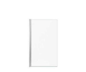 MAAX 137511-900-084-000 Axial Square 34 x 58 in. 8 mm Tub Screen for Alcove Installation with Clear glass in Chrome