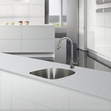 DAX Stainless Steel Single Bowl Undermount Kitchen Sink, Brushed Stainless Steel DAX-2321