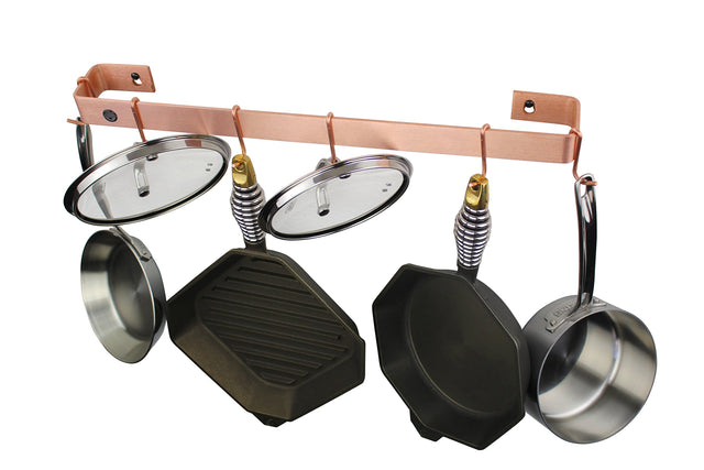 Enclume WR1 SCP 24" Classic Wall Rack Utensil Bar w/ 6 Hooks SCP