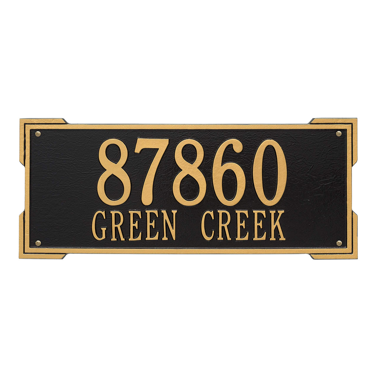Whitehall 1020BG - Personalized Roanoke Plaque - Estate -Wall - 2 Line