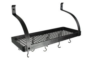Enclume PR8AC-30 HS 30" Deep Bookshelf Rack w/Curved Arms & 12 Hooks HS