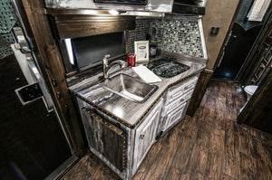 Premier Copper Products BS15EN2 15-Inch Square Hammered Copper Bar/Prep Sink in Nickel w/ 2-Inch Drain Opening