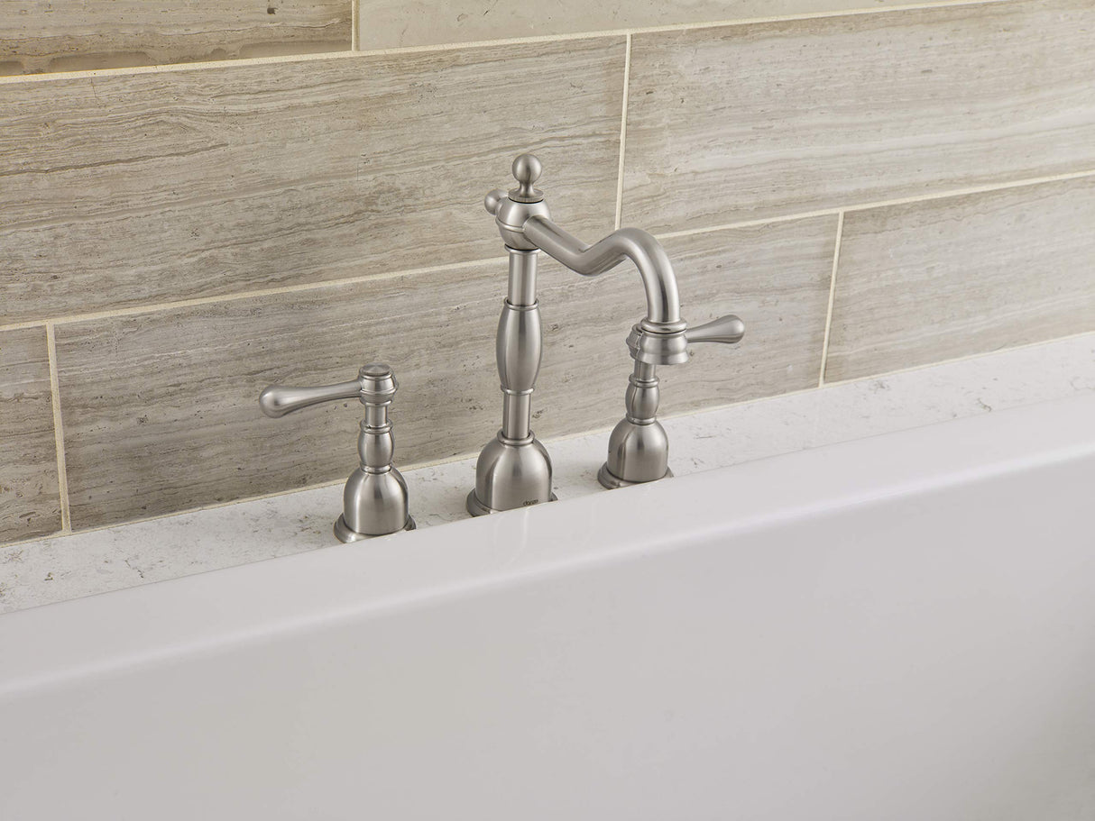 Gerber D306957BNT Brushed Nickel Opulence Three Piece Roman Tub Trim Kit