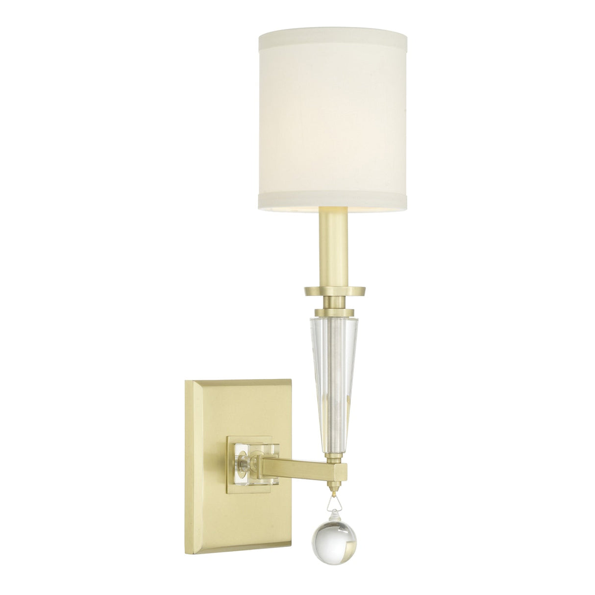 Paxton 1 Light Aged Brass Sconce 8101-AG