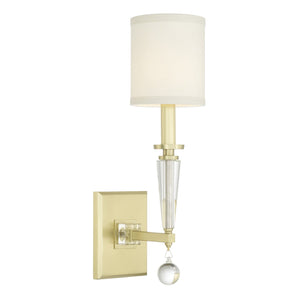 Paxton 1 Light Aged Brass Sconce 8101-AG