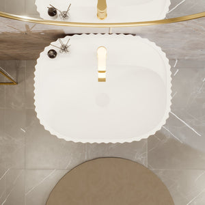 Eviva Haven 20" Solid Surface Pedestal Sink