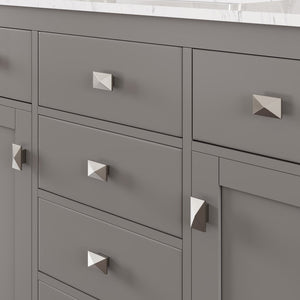 Artemis 42 in. Gray Single Sink Bath Vanity with Engineered Stone Top and Undermount Porcelain Sink