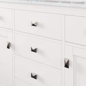 Artemis 48 in. White Single Sink Bath Vanity with Engineered Stone Top and Undermount Porcelain Sink