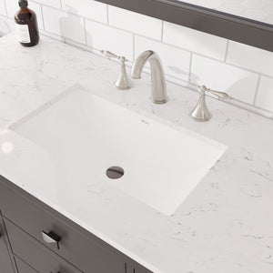 Artemis 48 in. Gray Single Sink Bath Vanity with Engineered Stone Top and Undermount Porcelain Sink