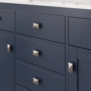 Artemis 48 in. Blue Single Sink Bath Vanity with Engineered Stone Top and Undermount Porcelain Sink